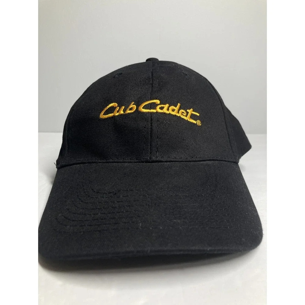 Cub Cadet Cap Hat Adult Adjustable Black Cotton Twill Employee Lawn‎ Mowers